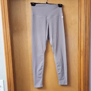 Werk Gray High-Waisted Leggings With Lace Up Detail Size Small New In Package